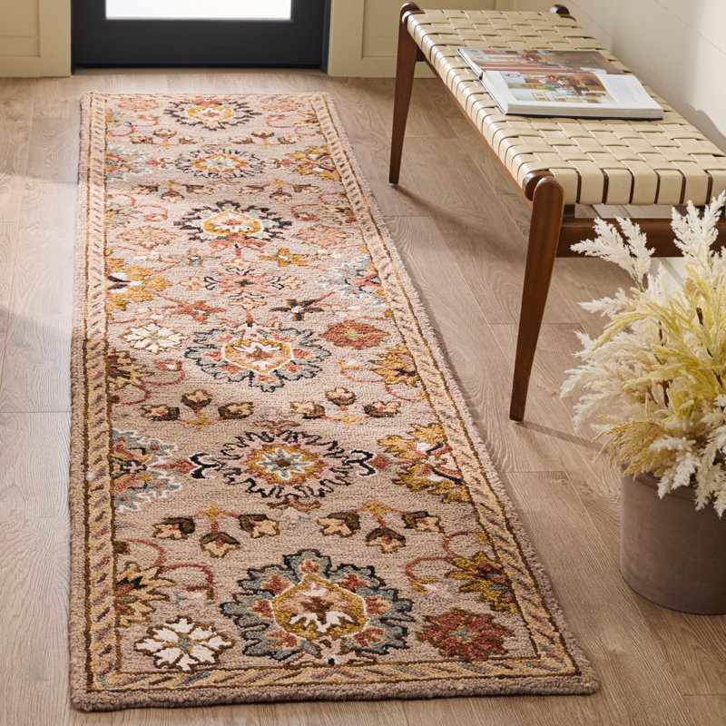 Hand Tufted Wool;Cotton Moroccan Indoor Rug, Runner 2'3" x 9'