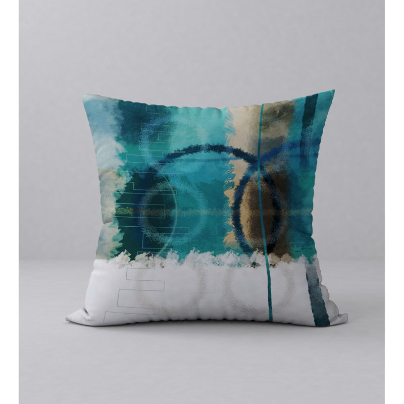 Housse de coussin décorative carrée et insert, 20 po x 20 po