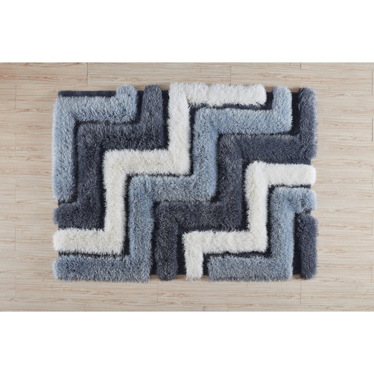 Barrelville Hand Tufted Geometric Indoor Rug