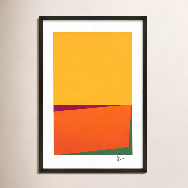 Sahara By Lee Lessem - Framed Wall Art, 50" H x 35" W, Black