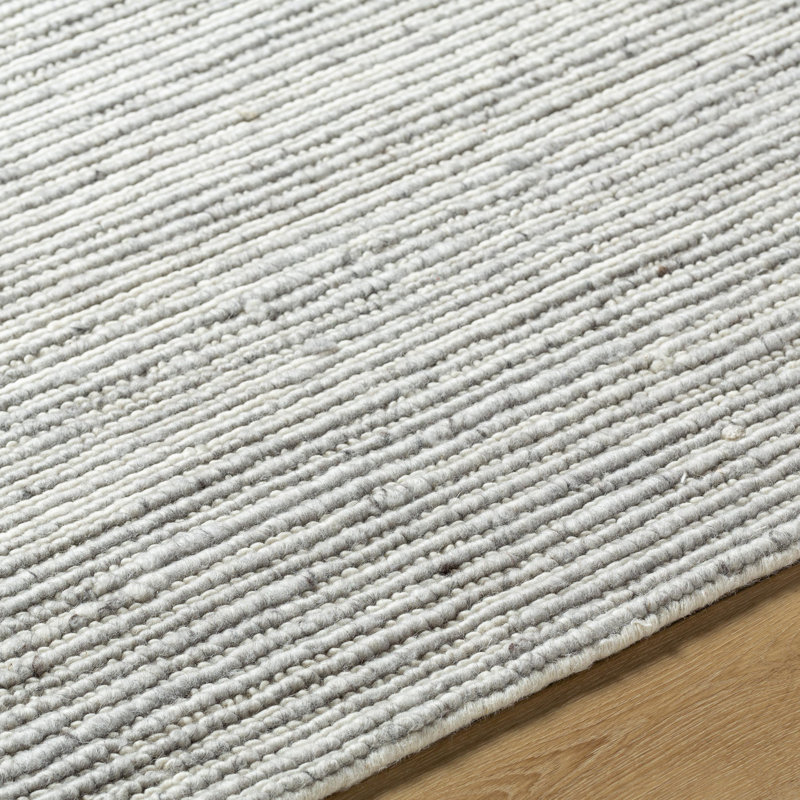 Japandi Hand Made Rug, Rectangle 10' x 14'