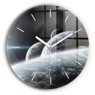 Glass Wall Clock