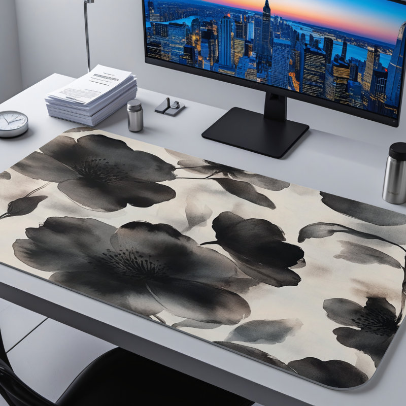 Polyester Desk Pad, 31.5x15.5