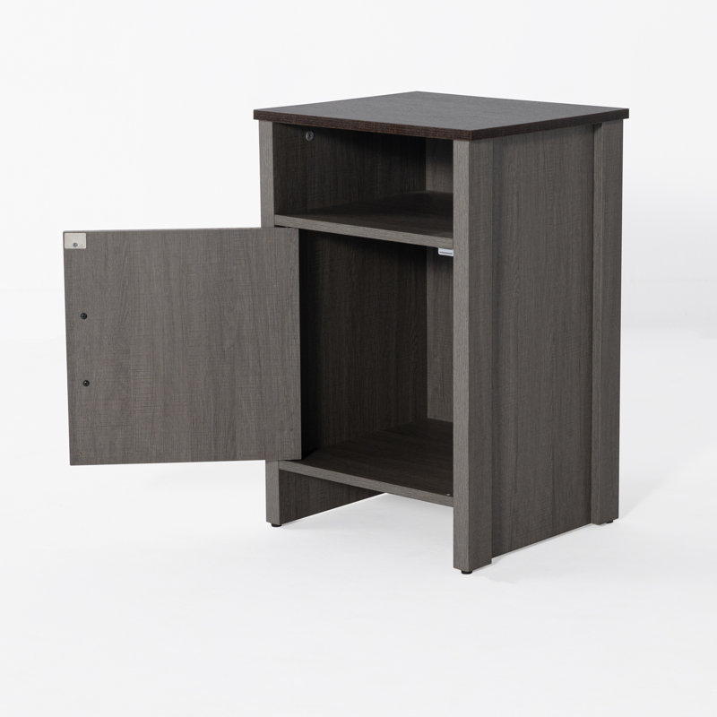 Table de chevet 16 po avec rangement ouvert et armoire Farmhouse