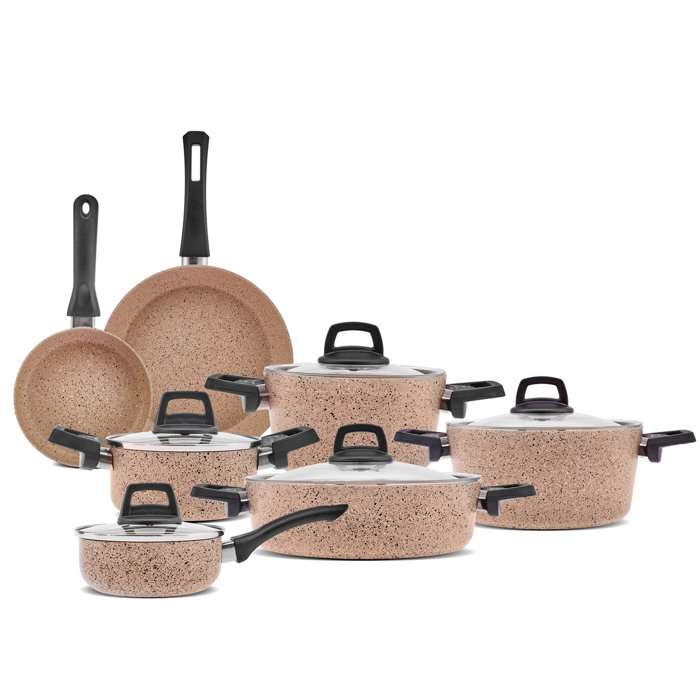 Combekk Sous Chef 192128RD koekenpan dubbele handgreep 28 cm, rood | Voordelig kopen bij