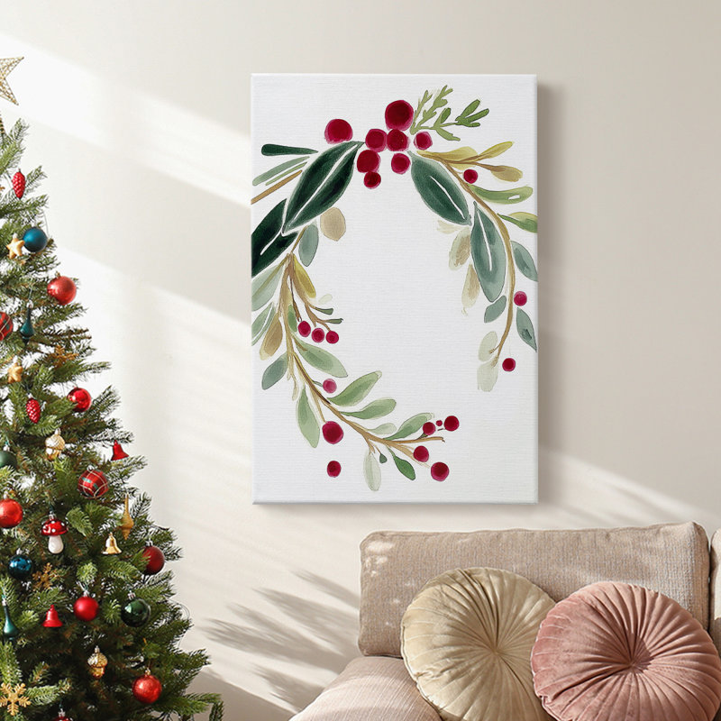 Art des Fêtes de Noël - Toile tendue avec châssis DCCXCII, H 60 po x l 40 po