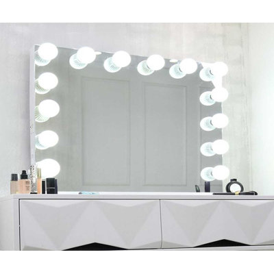 Miroir de maquillage / rasage lumineux