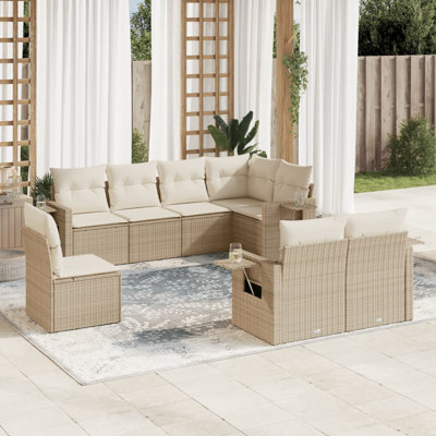  Ensemble de canapé de jardin extérieur