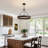 Dimmable 2-light LED Ambient Rustic Antique Pendant Light, Handcrafted Vintage Chandelier