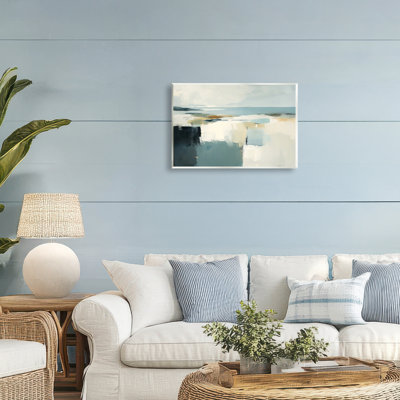 Plaque murale abstraite Pastel Plains, design par Irena Orlov