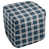 Black/Carolina Blue/White Polyester Blend