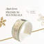 Spode Christmas Tree Gold Napkin Rings 2.75"