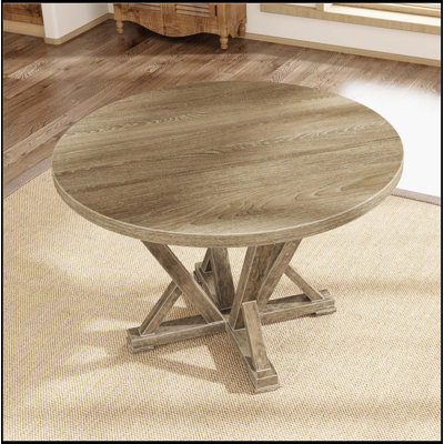 Table de salle à manger ronde Modern Farmhouse