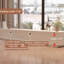 Meuble télé beige en bois manufacturé massif-1081866891