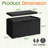 Furmax 100 Gallons Plastic Lockable Deck Box With Cushion-93488509