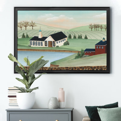 Folk Church Scene III - reproduction de cadre photo