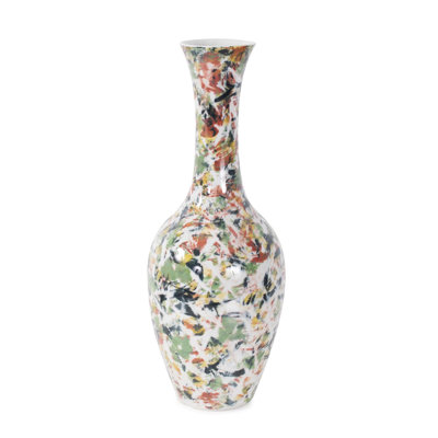 Jardin Colore' Tall Necked Vase