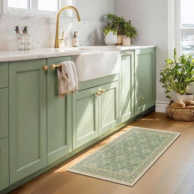 Tapis d'intérieur antidérapant Boho
