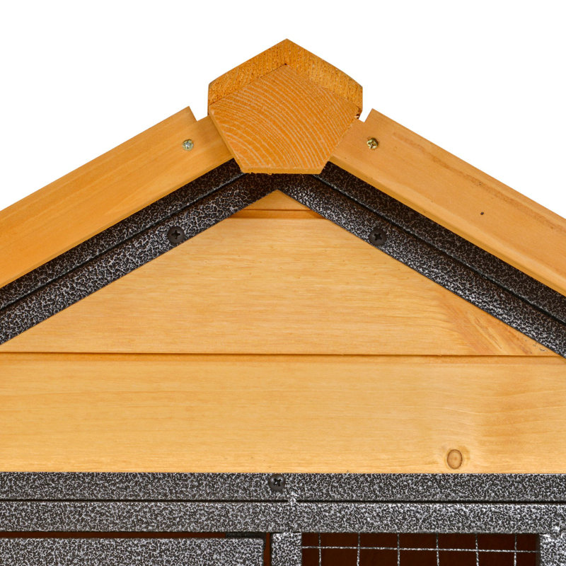 Reynaldo Weather Resistant Small Animal Hutch with Ramp
