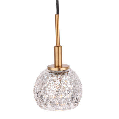 Luminaire suspendu sphère 1 lumière Herr