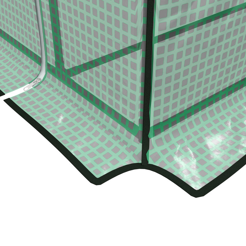 55" x 56.25" x 74.75" Walk-in Greenhouse Cover Replacement Cover, Green