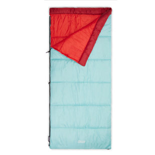 Ozark Trail 50-Degree Warm Weather Rectangular Sleeping Bag, Red, 33x75