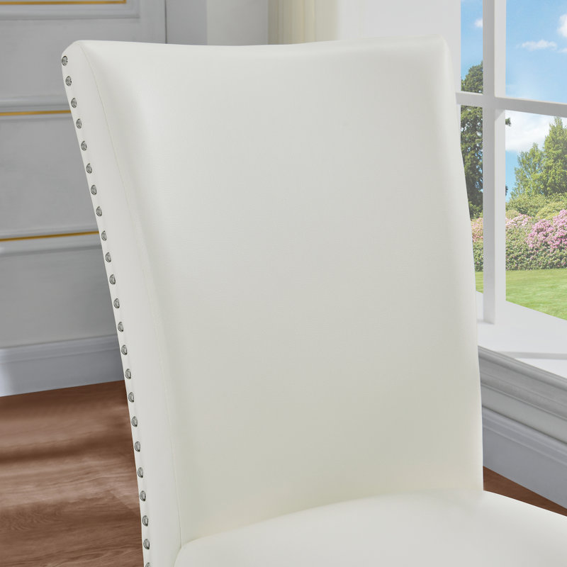 Terress Upholstered Dining Chair, Creamy White