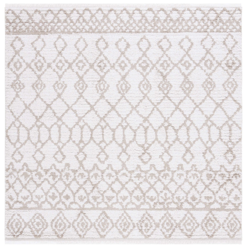 Belniak Performance Geometric Rug, Square 6'4"