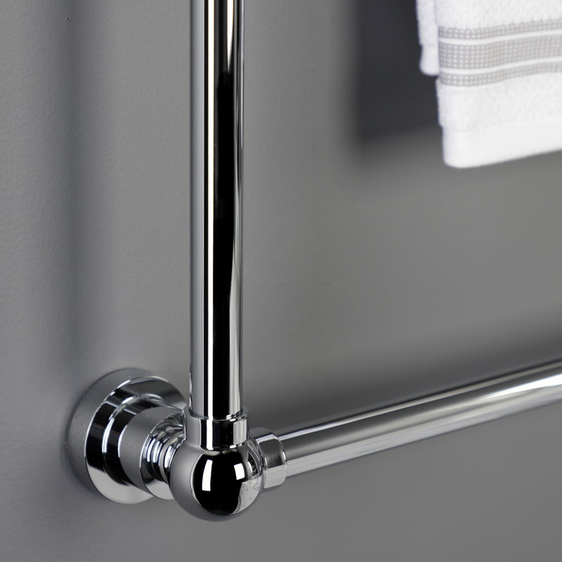 Kingston Brass Palatine 36-Inch Wall Mount 3-Bar Towel Rack, Polished Chrome