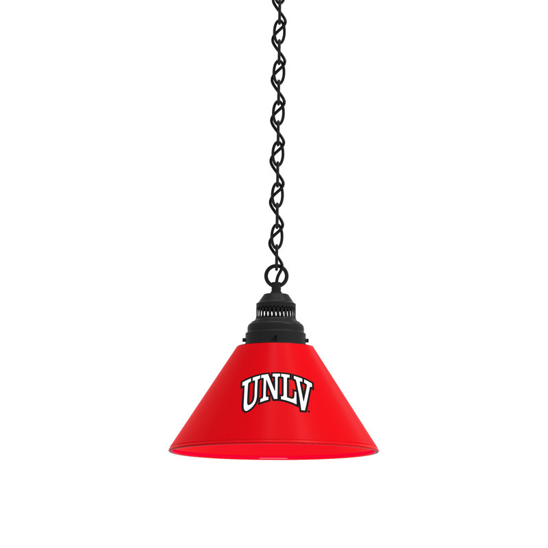 1 - Light Single Pendant, Black, UNLV Runnin' Rebels