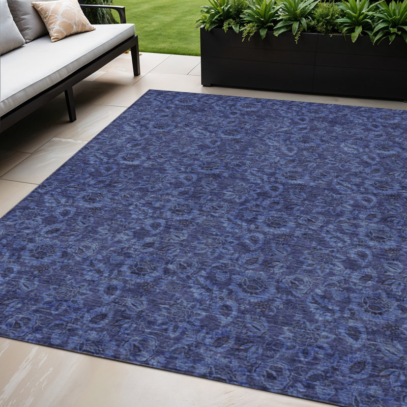 HomeRoots Rectangle Machine Woven Area Rug