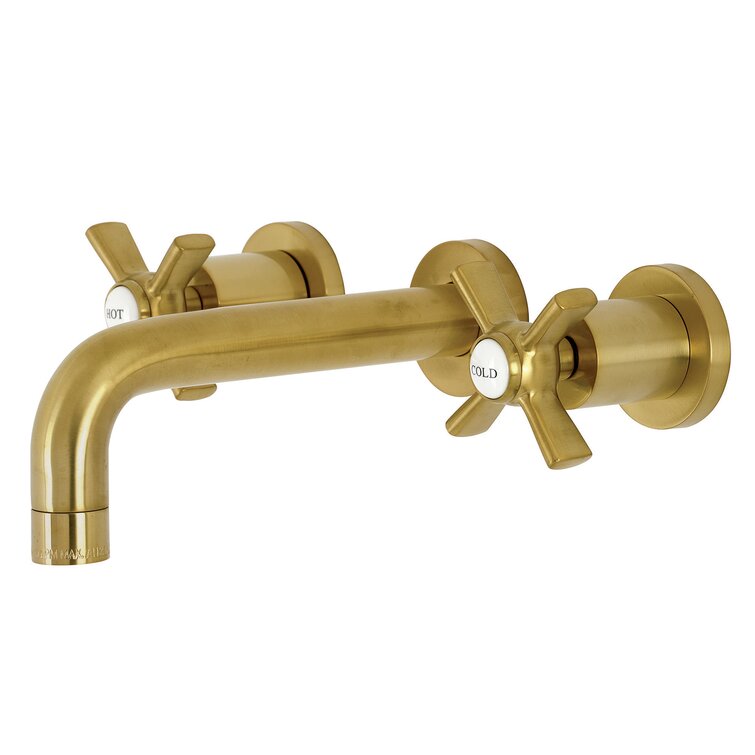 Kingston Brass KS8120ZX 8-Inch Centre Wall Mount Bathroom Faucet
