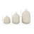 Various Decorative Terra-cotta Vases with Pitted Sand Light