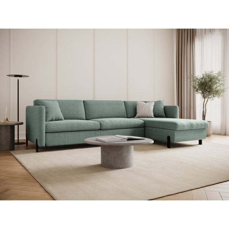 Bejna 3 Seater Sofa Bed, Right Hand Facing, Mint, 80cm H x 280cm W x 170cm D