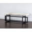 Pilar Leather Tufted Bench