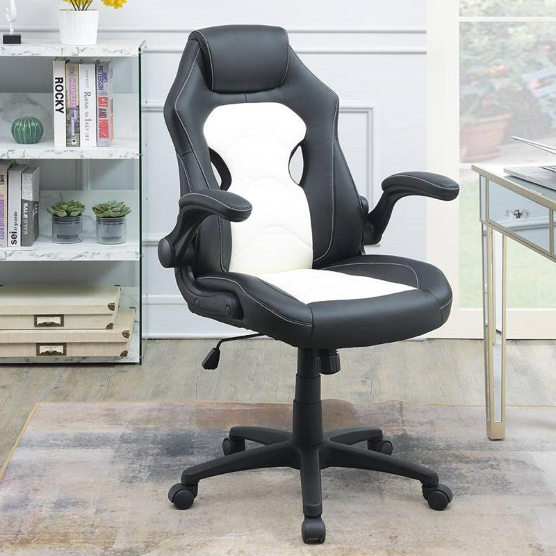 Chaise de bureau rembourrée 2pc