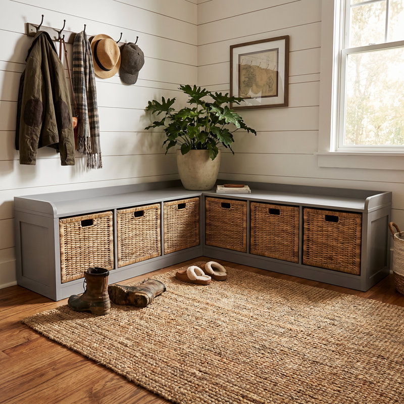 63" W Corner Bench -Shaped