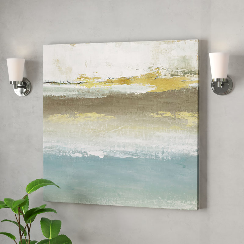 «Soft Solace Détail II», peinture, H 32 po x l 32 po x P 1,5 po, Toile tendue