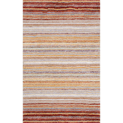 Kellan Striped Hand Woven Area Rug