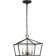 Chapman & Myers Darlana Small Wide Semi-Flush Mount Lantern