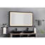 Miroir de salle de bain mural rectangulaire 84 po x 48 po à brouillard à intensité variable avec cadre noir et cadre-118018100-118018103