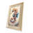 Elegant Framed Decorative Painting, 16.9 x 24.8 inches | 100% Solid Wood Frame (Thickness: 1.2 inches), 100% Maple MDF Background (Thickness: 0.1 inches), UV Printing | Perfect Wall Art for Home & Office Décor