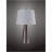 25"H Silver Leaf Hammered Table Lamp