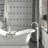 Fitzgerald Grey Ikat Diamond Wallpaper