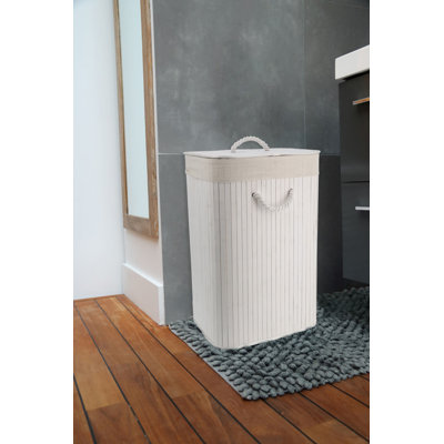 Bamboo Laundry Hamper with Handles