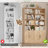 Kirklyn 73" H Standard Storage Bookcase with Doors and 8 Open Shelves, Modern Wood Organizer-101055693