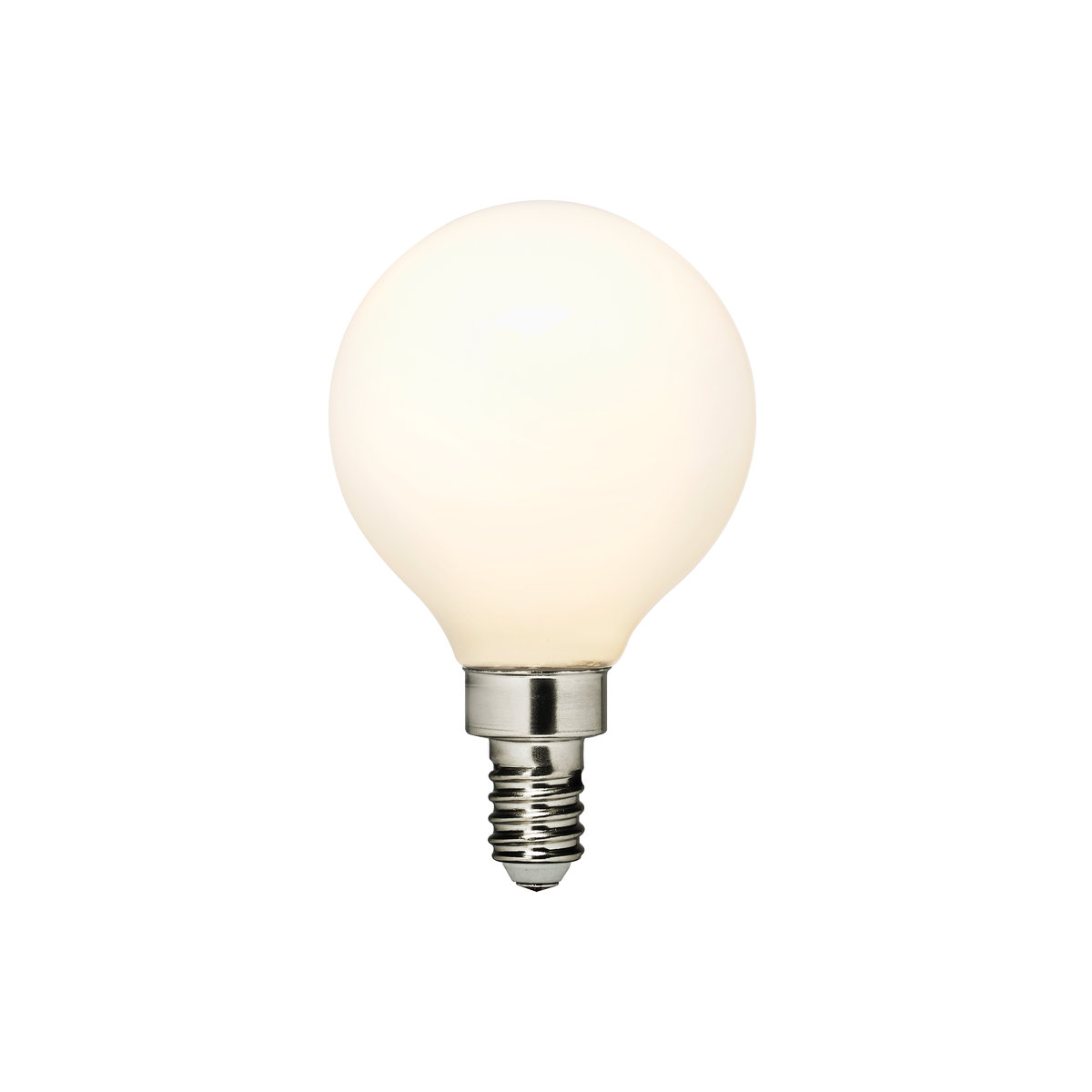 Visual Comfort & Co. LED G16-1/2 shape 4W Warm White E12 Candelabra base Frosted light bulb, 3000 Kelvins