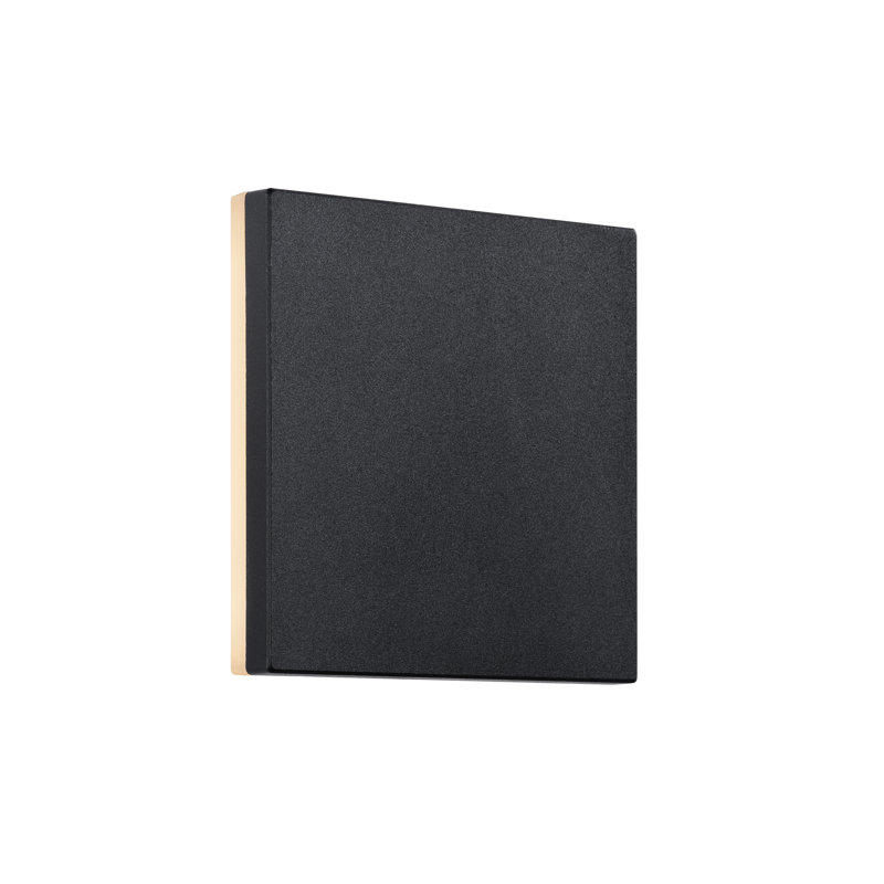 Arunya Black Integrated LED Outdoor Flush Mount