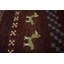 Tapis rouge Maroon Tribal 3 x 6 Indo Gabbeh