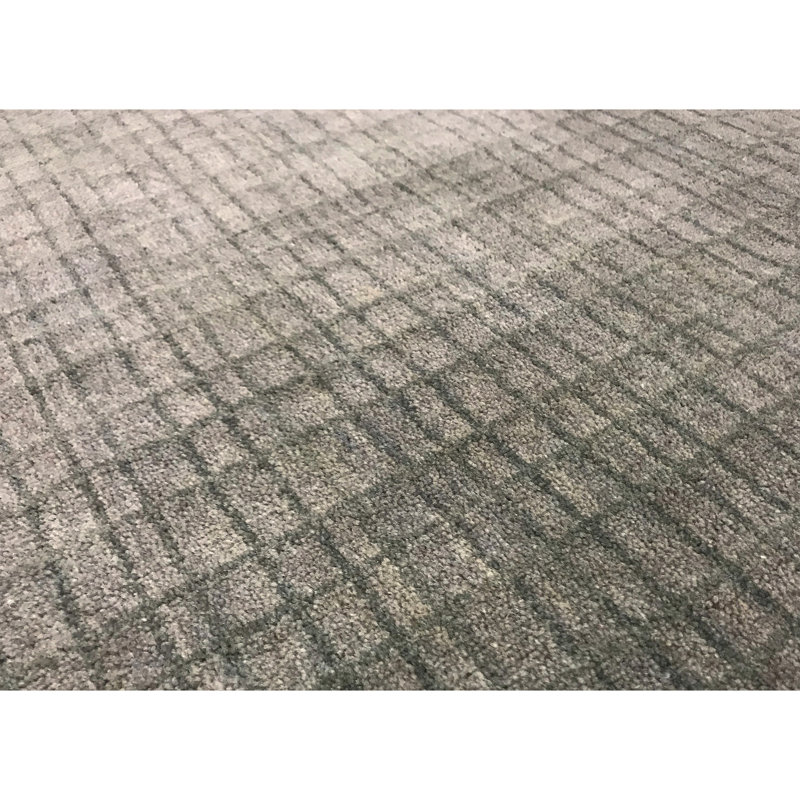 Geometric Area Rug in Gray, Rectangle 8'1" x 10'